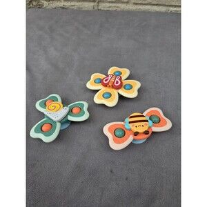 3Pcs Spinning Baby Bath Toys 12-18 Months, Suction Cup Spinner Toys for Baby,...